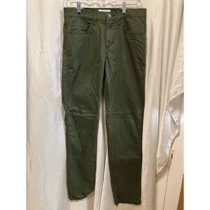 Goodthreads Mens Slim Fit 5 Pocket Olive Green Pants Size 29Wx 34L‎ EXC COND